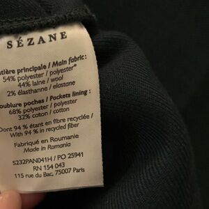 Sézane Dark Green Trousers